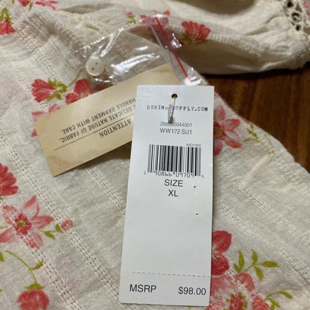 Denim & Supply Ralph Lauren Floral Bell-Sleeve Top - Picture 5 of 8